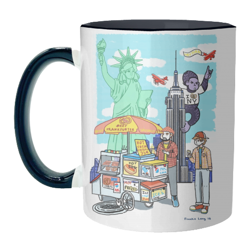 New York - unique mug by Frankie Long