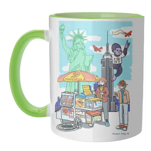 New York - unique mug by Frankie Long