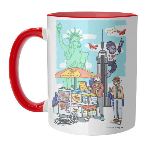New York - unique mug by Frankie Long