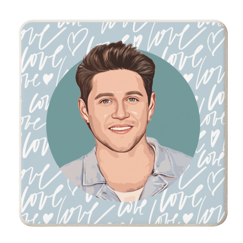 Niall Love - personalised beer coaster by DOLLY WOLFE