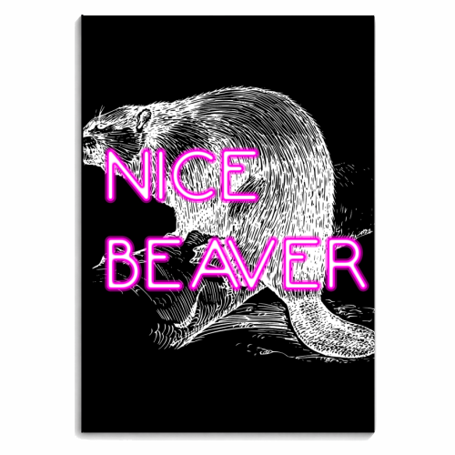 Nice Beaver - personalised A4, A5, A6 notebook by Wallace Elizabeth