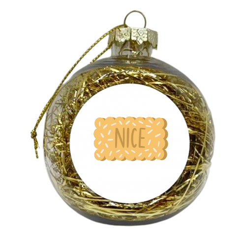 Nice biscuit - xmas bauble by Stonefoxes