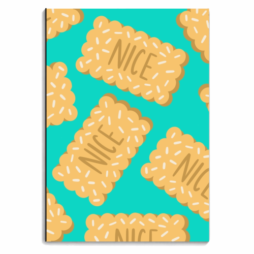 Nice biscuits - personalised A4, A5, A6 notebook by Stonefoxes