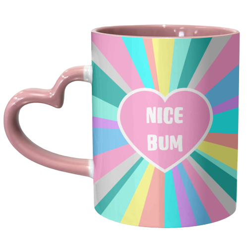 Nice Bum Love - unique mug by Adam Regester