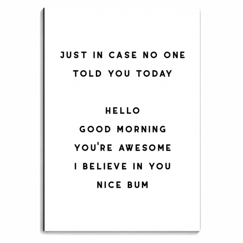 Nice Bum - personalised A4, A5, A6 notebook by The 13 Prints