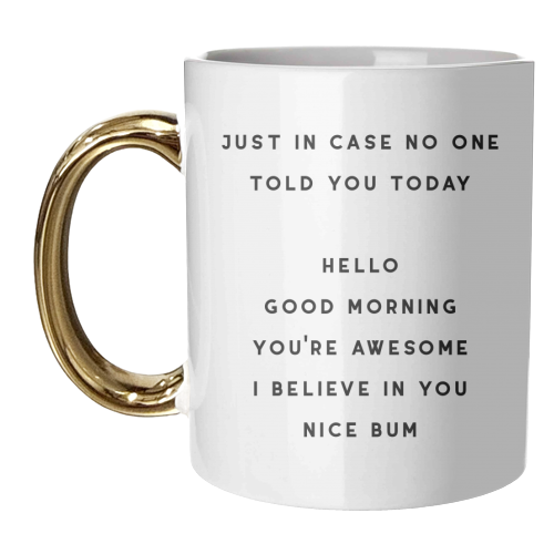 Nice Bum - unique mug by The 13 Prints