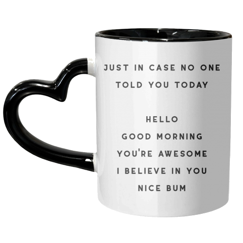 Nice Bum - unique mug by The 13 Prints