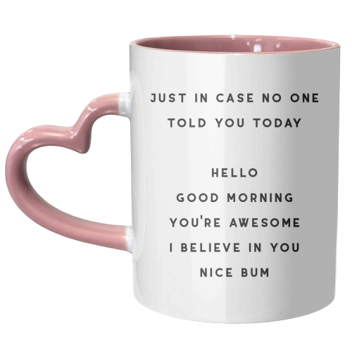 Nice Bum - unique mug by The 13 Prints