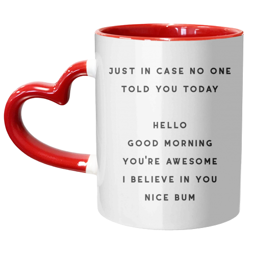 Nice Bum - unique mug by The 13 Prints