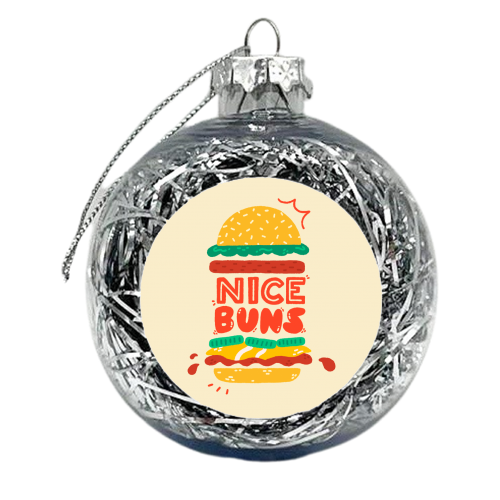 Nice buns - xmas bauble by Matt Joyce