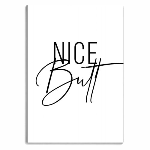 Nice Butt - personalised A4, A5, A6 notebook by Toni Scott