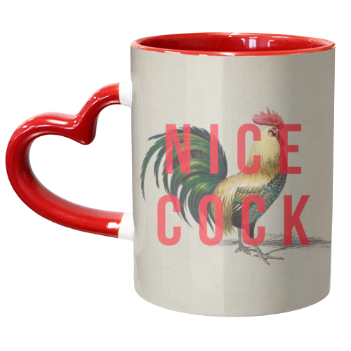 Nice Cock - unique mug by The 13 Prints