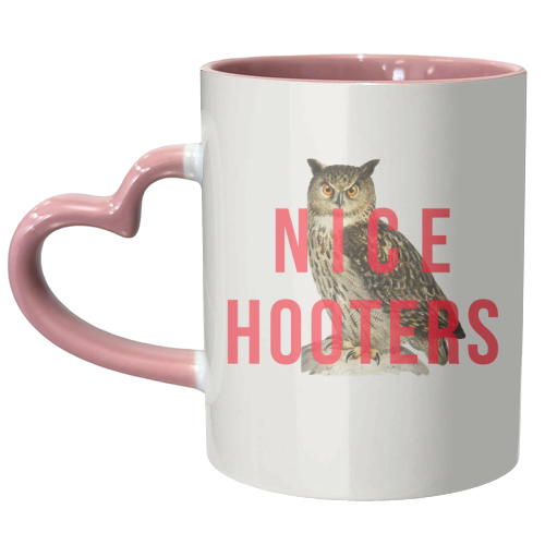Nice Hooters - unique mug by The 13 Prints
