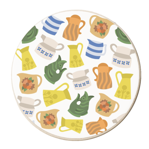 Nice jugs - personalised beer coaster by Stonefoxes