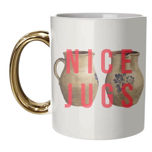 Nice Jugs - unique mug by The 13 Prints