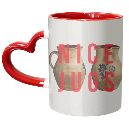 Nice Jugs - unique mug by The 13 Prints