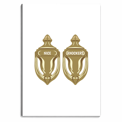 Nice Knockers - personalised A4, A5, A6 notebook by Charlotte Rowlands