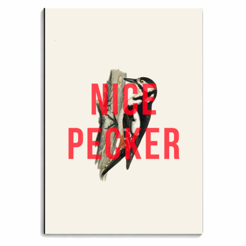 Nice Pecker - personalised A4, A5, A6 notebook by The 13 Prints
