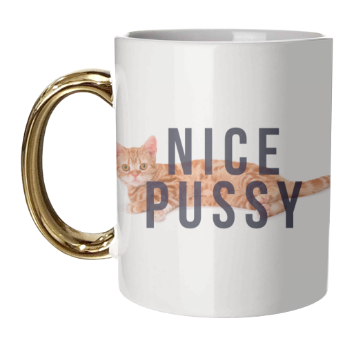 Nice Pussy - unique mug by The 13 Prints