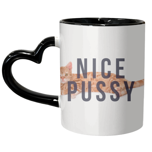 Nice Pussy - unique mug by The 13 Prints