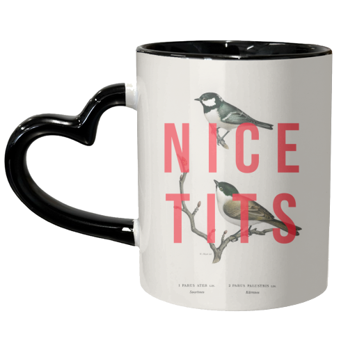 Nice Tits - unique mug by The 13 Prints