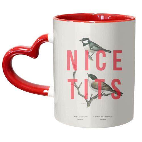 Nice Tits - unique mug by The 13 Prints