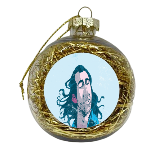 Nicolas Cage: Con Air - xmas bauble by Alexander Jackson
