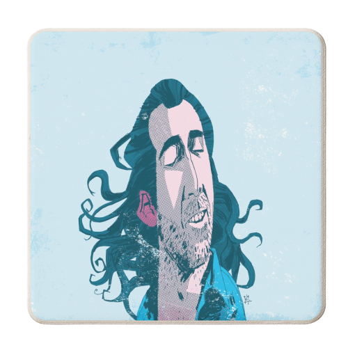 Nicolas Cage: Con Air - personalised beer coaster by Alexander Jackson