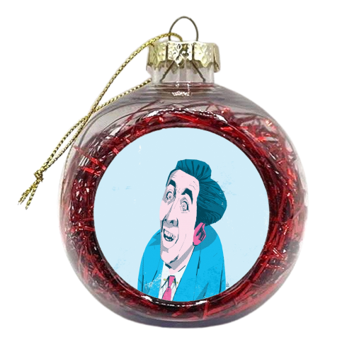 Nicolas Cage: Vampire's Kiss - xmas bauble by Alexander Jackson
