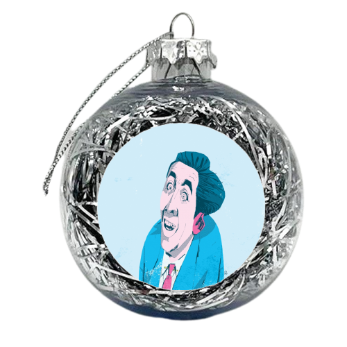 Nicolas Cage: Vampire's Kiss - xmas bauble by Alexander Jackson