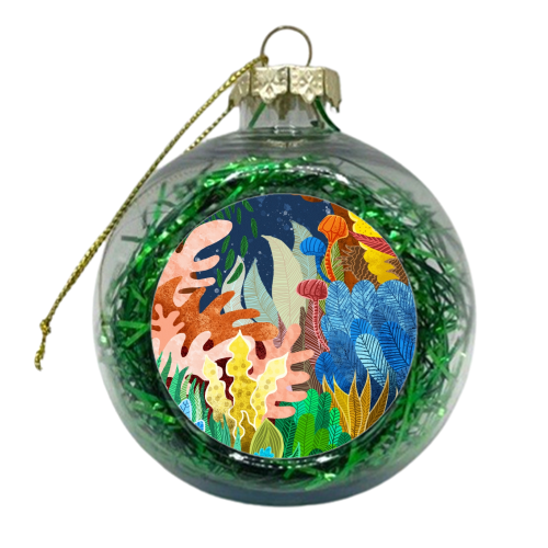 Night Forest - xmas bauble by Uma Prabhakar Gokhale