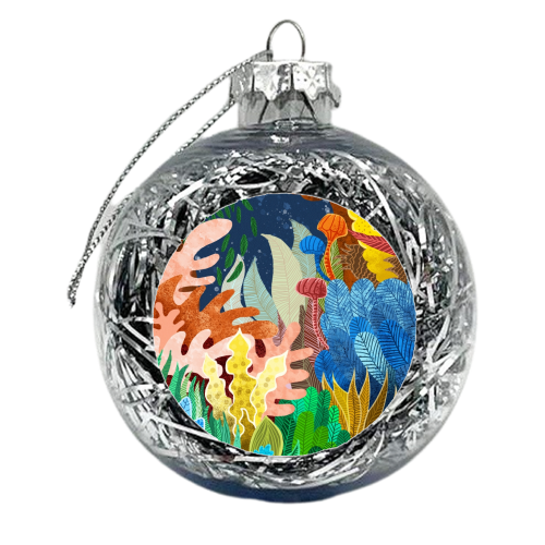 Night Forest - xmas bauble by Uma Prabhakar Gokhale