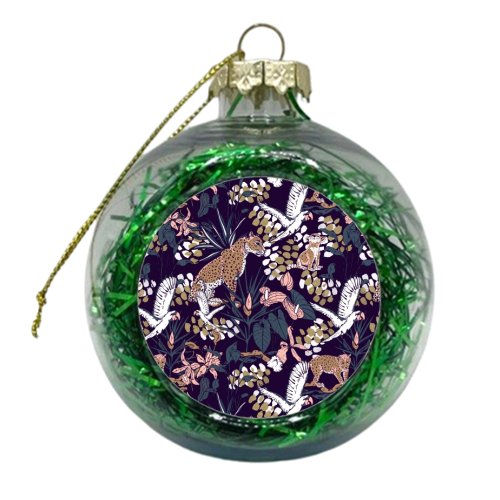 Night in the jungle 2 - xmas bauble by MMarta BC