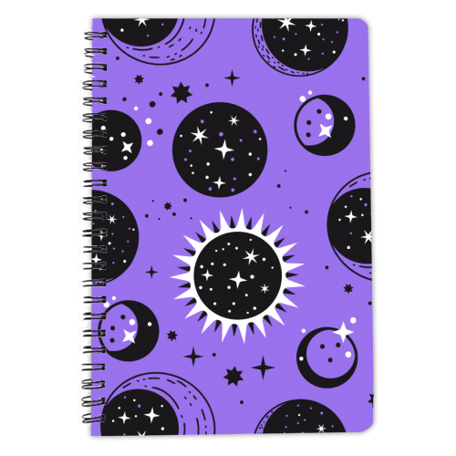 night sky - personalised A4, A5, A6 notebook by Anastasios Konstantinidis