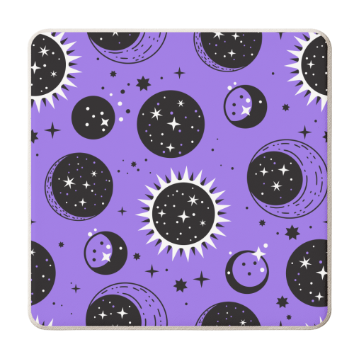 night sky - personalised beer coaster by Anastasios Konstantinidis
