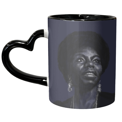 Nina Simone - unique mug by Hannah Gordon-Teller
