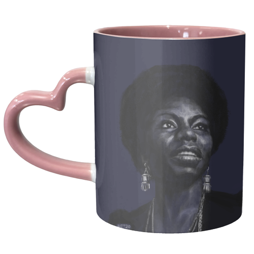 Nina Simone - unique mug by Hannah Gordon-Teller