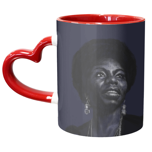 Nina Simone - unique mug by Hannah Gordon-Teller