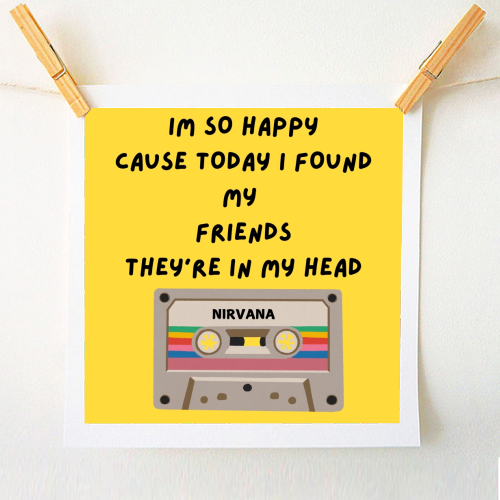 Nirvana - A1 - A4 art print by Faith Mercer