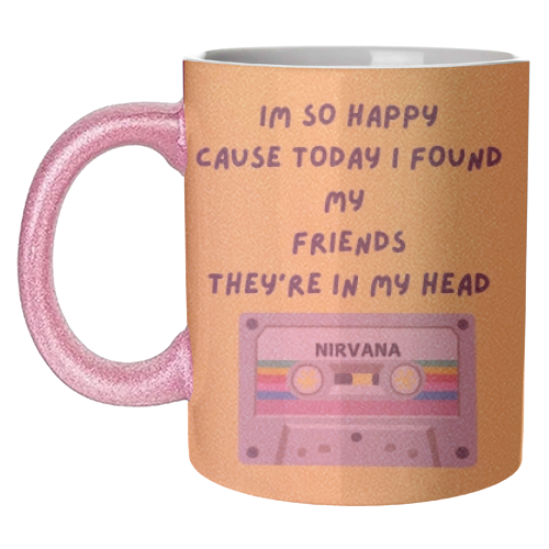 Nirvana - unique mug by Faith Mercer