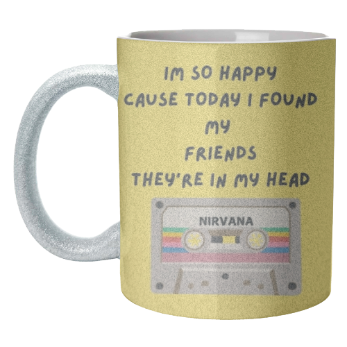 Nirvana - unique mug by Faith Mercer