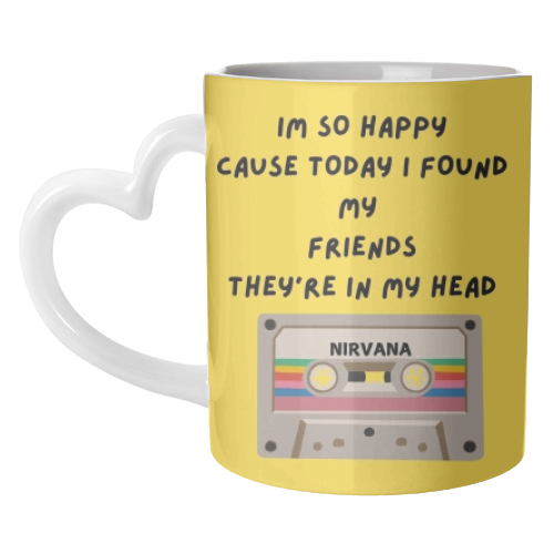 Nirvana - unique mug by Faith Mercer