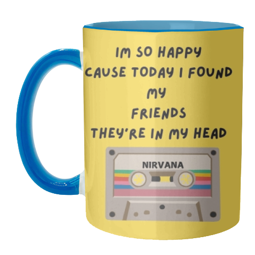Nirvana - unique mug by Faith Mercer