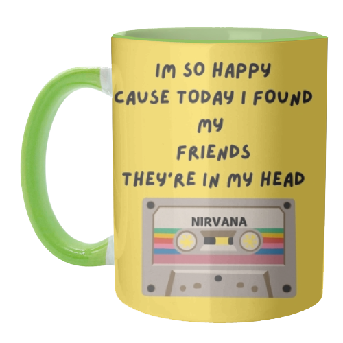 Nirvana - unique mug by Faith Mercer