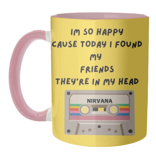 Nirvana - unique mug by Faith Mercer