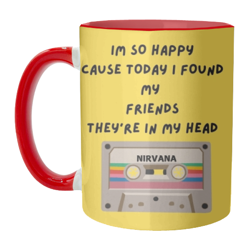Nirvana - unique mug by Faith Mercer