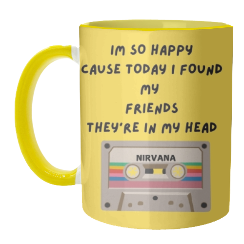 Nirvana - unique mug by Faith Mercer