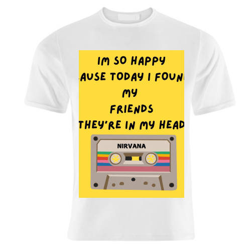 Nirvana - unique t shirt by Faith Mercer