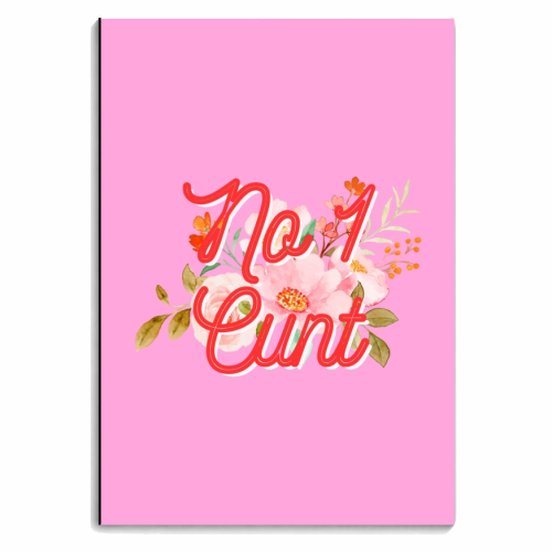 No 1 Cunt - personalised A4, A5, A6 notebook by Proper Job Studio