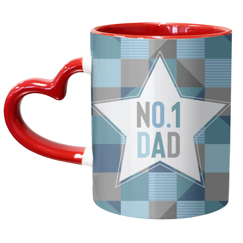 No. 1 Dad - unique mug by sarah morley